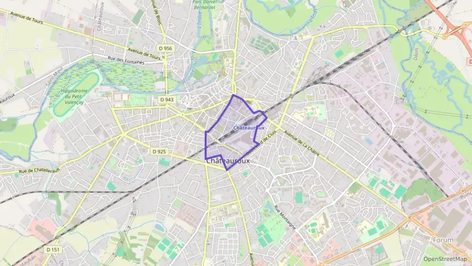 Maison 70 m² quatre pièces à vendre à Châteauroux