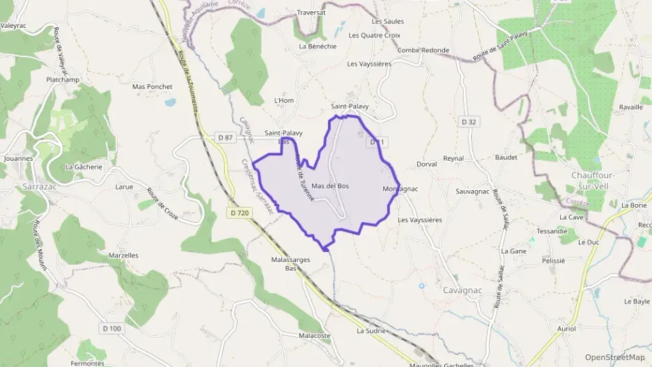 Maison 86 m² six pièces à vendre à Cavagnac Maison 86 m² six pièces à vendre à Cavagnac