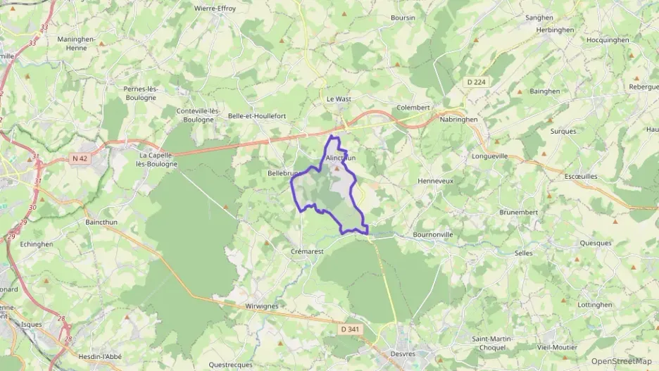 Maison 79 m² cinq pièces à vendre à Alincthun Maison 79 m² cinq pièces à vendre à Alincthun