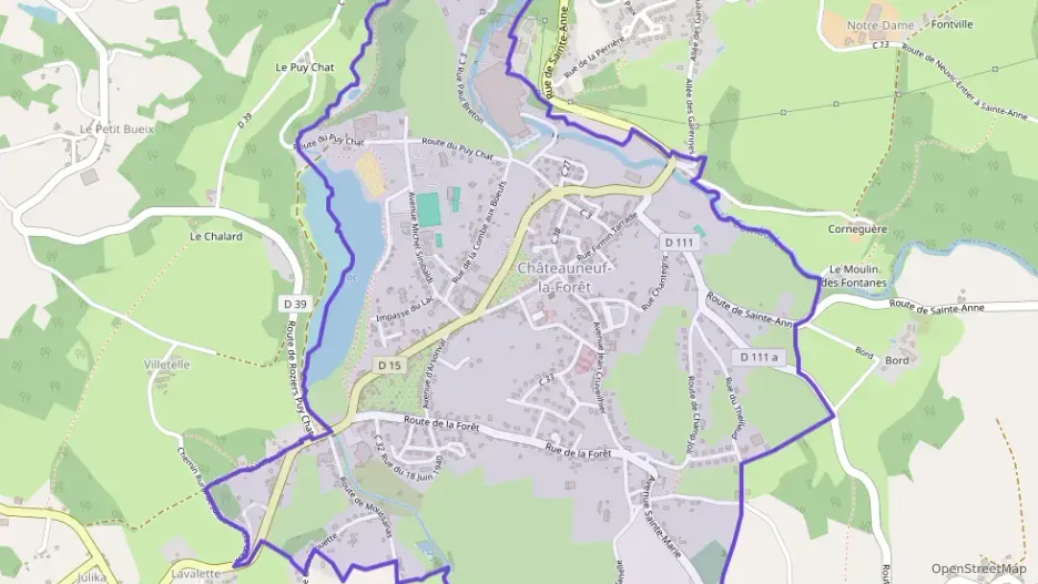 Maison 48 m² trois pièces à vendre à Châteauneuf-la-Forêt Maison 48 m² trois pièces à vendre à Châteauneuf-la-Forêt