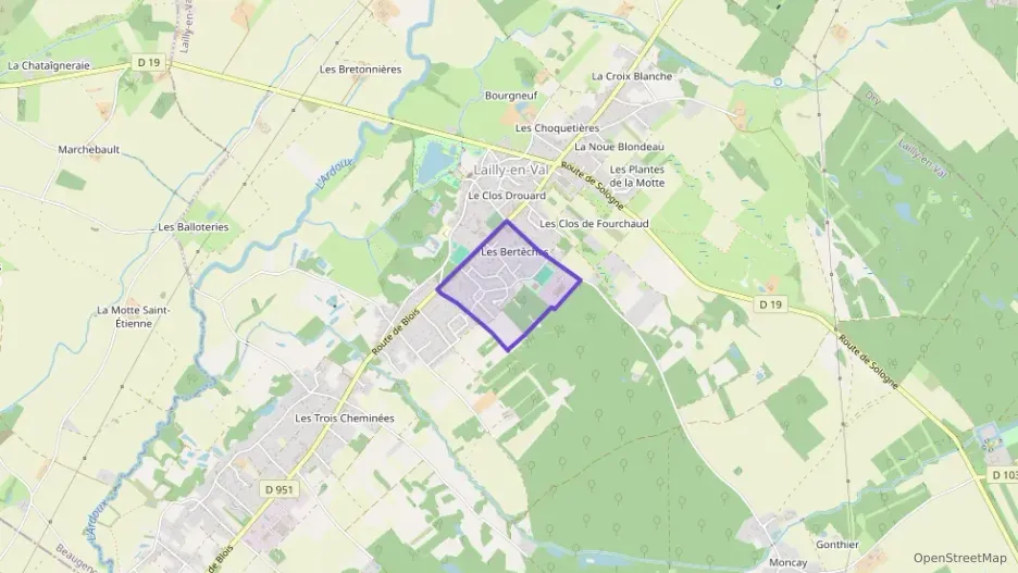 Maison 71 m² quatre pièces à vendre à Lailly-en-Val