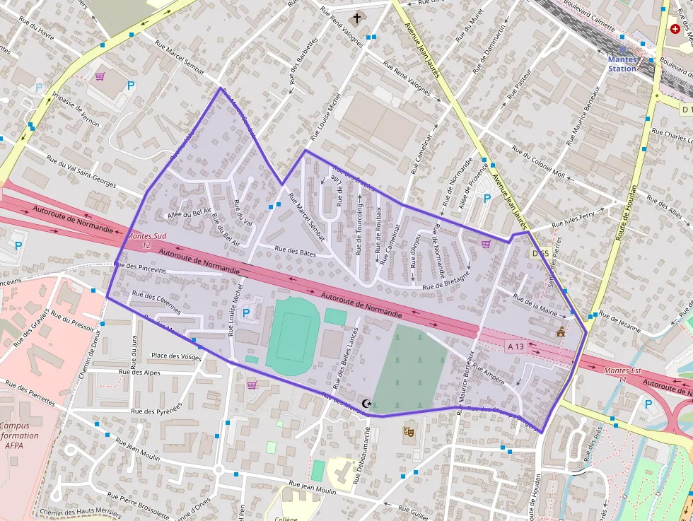 Maison 65 m² quatre pièces à vendre à Mantes-la-Ville