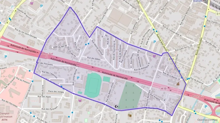 Maison 65 m² quatre pièces à vendre à Mantes-la-Ville