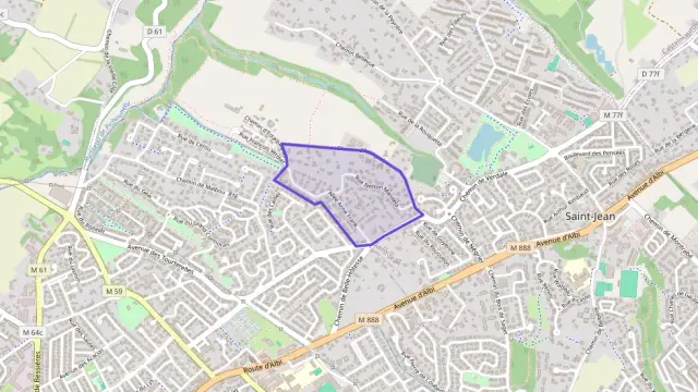 Maison 95 m² quatre pièces à vendre à Saint-Jean