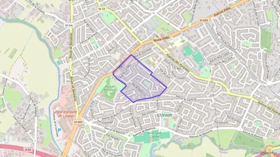 Maison 90 m² quatre pièces à vendre à L`Union