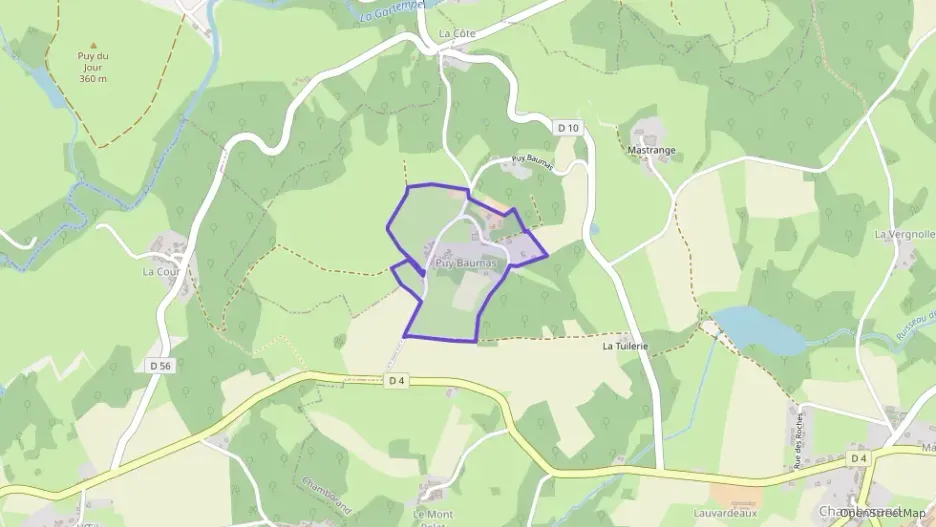 Maison 80 m² trois pièces à vendre à Chamborand