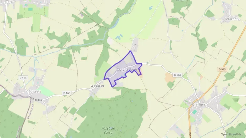 Maison 130 m² trois pièces à vendre à Civry-la-Forêt Maison 130 m² trois pièces à vendre à Civry-la-Forêt