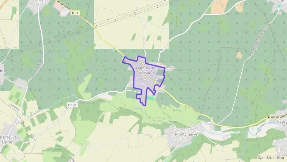 Maison 56 m² quatre pièces à vendre à Dammartin-en-Serve