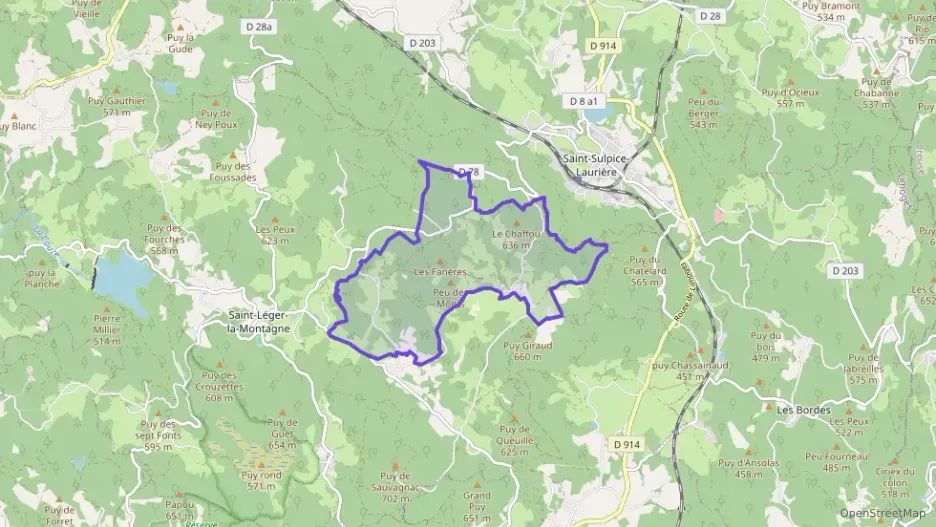 Maison 54 m² quatre pièces à vendre à Saint-Léger-la-Montagne