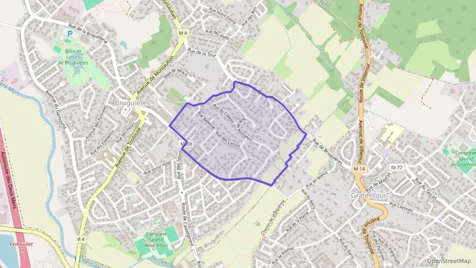 Maison 80 m² trois pièces à vendre à Bruguières