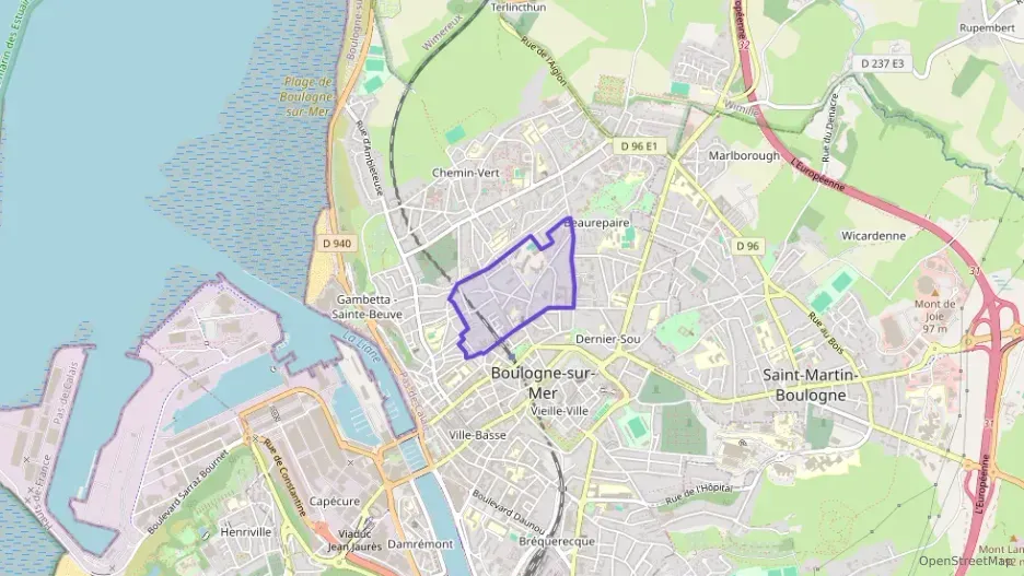 Maison 84 m² cinq pièces à vendre à Boulogne-sur-Mer