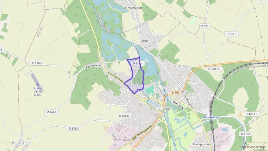 Maison 90 m² quatre pièces à vendre à Pierres