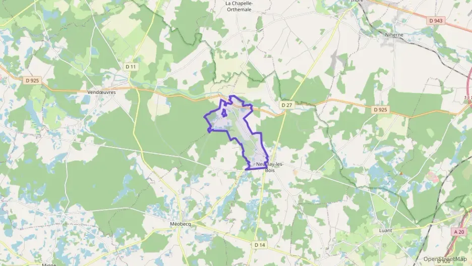 Maison 96 m² cinq pièces à vendre à Neuillay-les-Bois