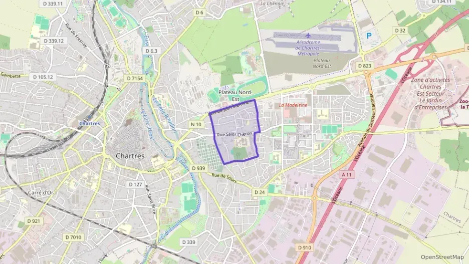 Maison 139 m² cinq pièces à vendre à Chartres
