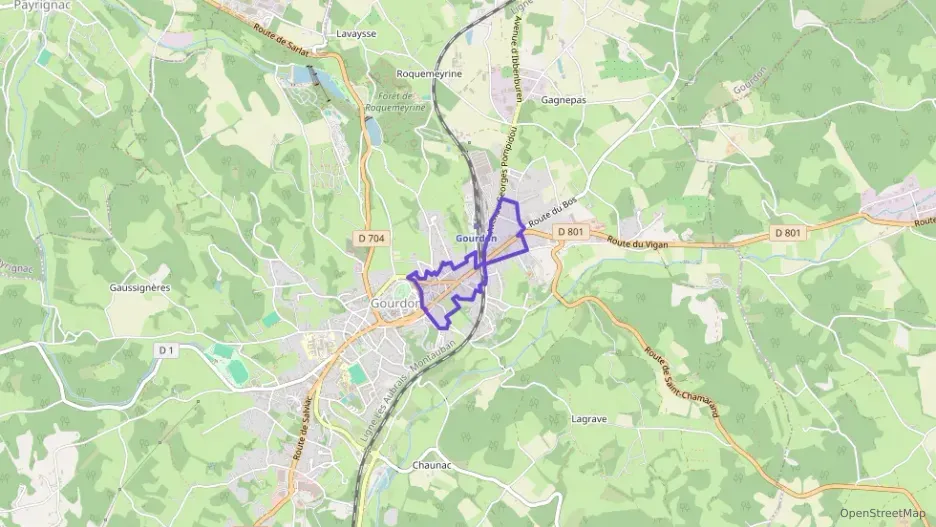 Maison 55 m² trois pièces à vendre à Gourdon