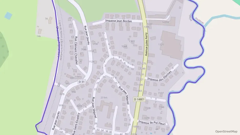 Maison 92 m² quatre pièces à vendre à Objat