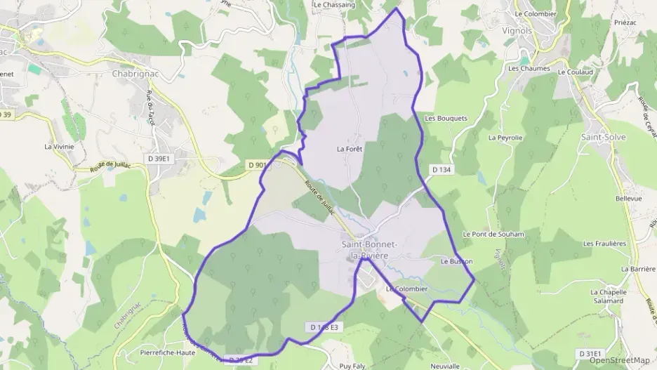 Maison 50 m² trois pièces à vendre à Saint-Bonnet-la-Rivière Maison 50 m² trois pièces à vendre à Saint-Bonnet-la-Rivière