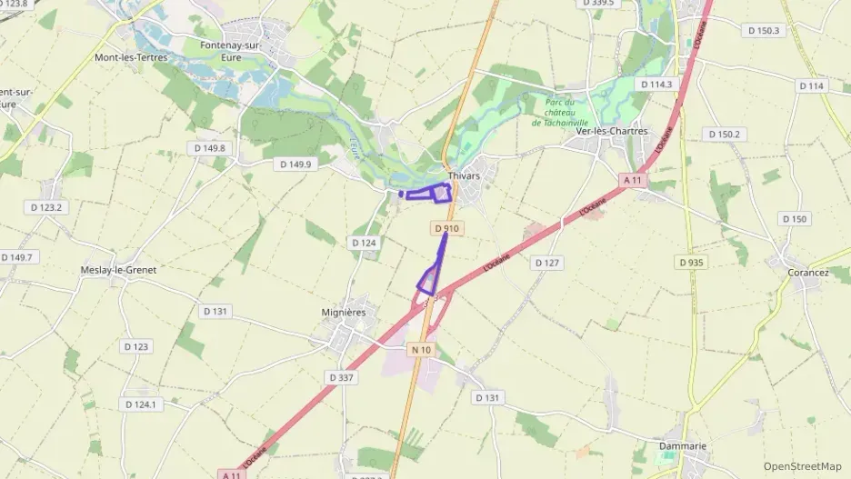 Maison 120 m² cinq pièces à vendre à Thivars Maison 120 m² cinq pièces à vendre à Thivars