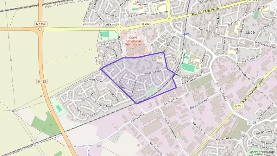Maison 67 m² quatre pièces à vendre à Lucé