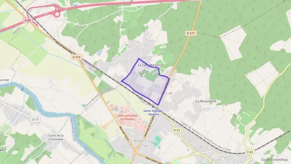 Maison 45 m² trois pièces à vendre à Noyers-sur-Cher