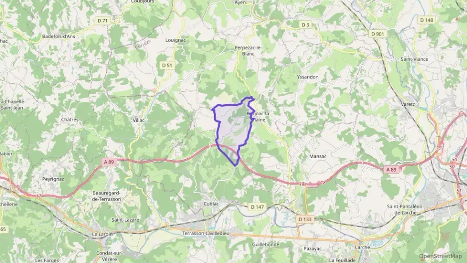 Maison 78 m² quatre pièces à vendre à Brignac-la-Plaine