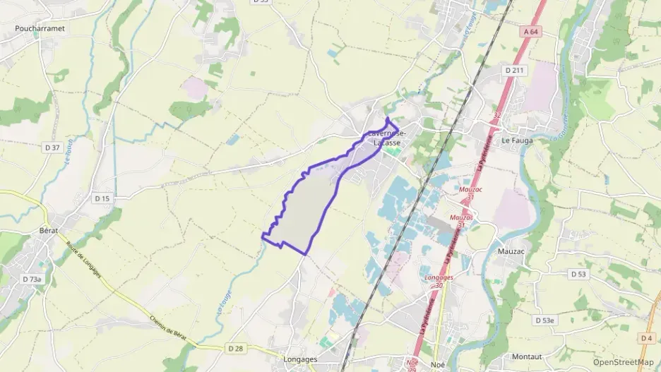 Maison 85 m² quatre pièces à vendre à Lavernose-Lacasse Maison 85 m² quatre pièces à vendre à Lavernose-Lacasse