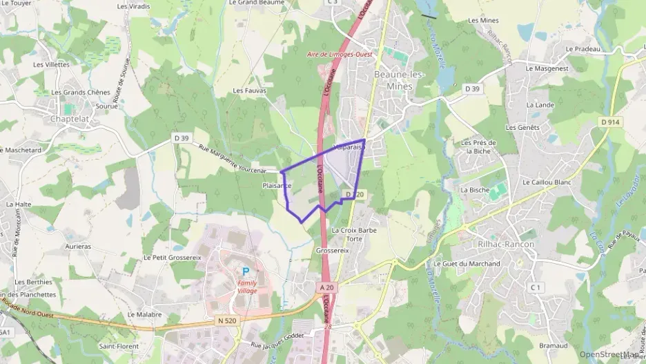 Maison 81 m² trois pièces à vendre à Limoges