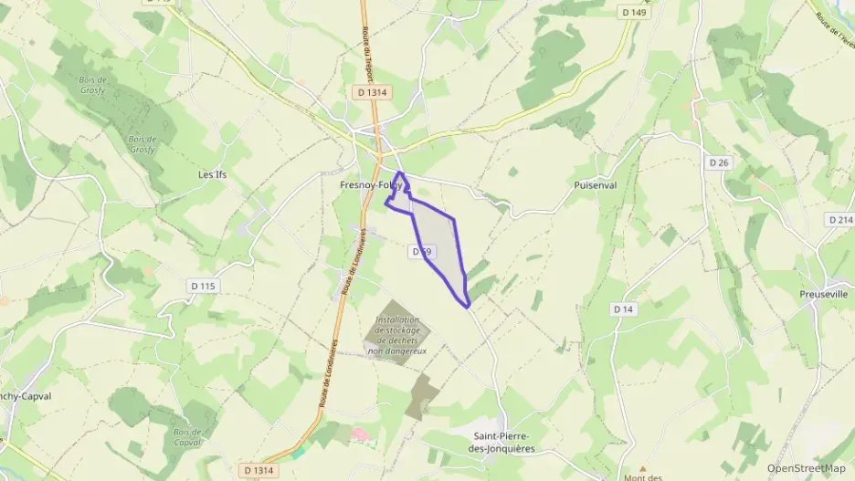 Maison 65 m² trois pièces à vendre à Fresnoy-Folny
