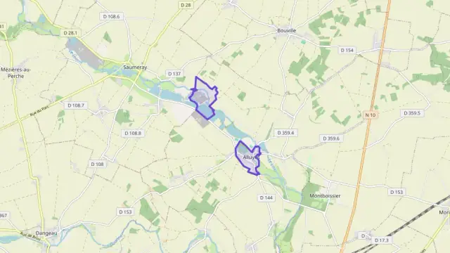 Maison 82 m² trois pièces à vendre à Alluyes