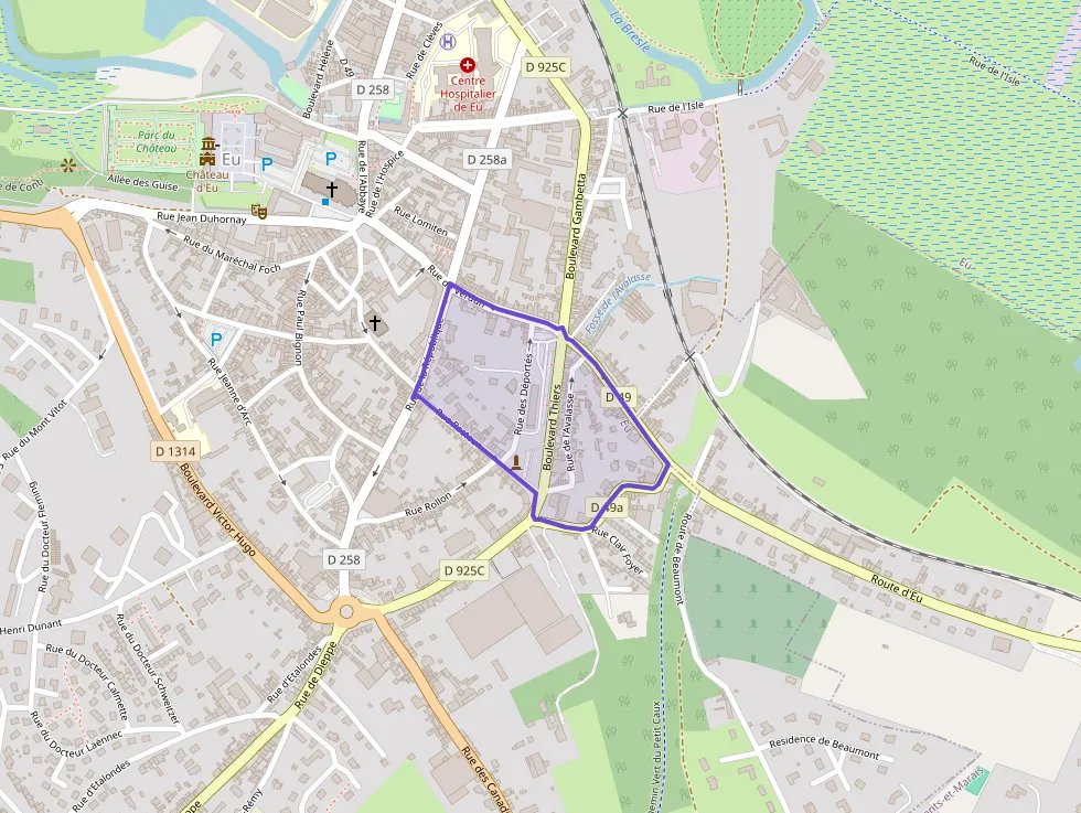 Maison 70 m² trois pièces à vendre à Eu