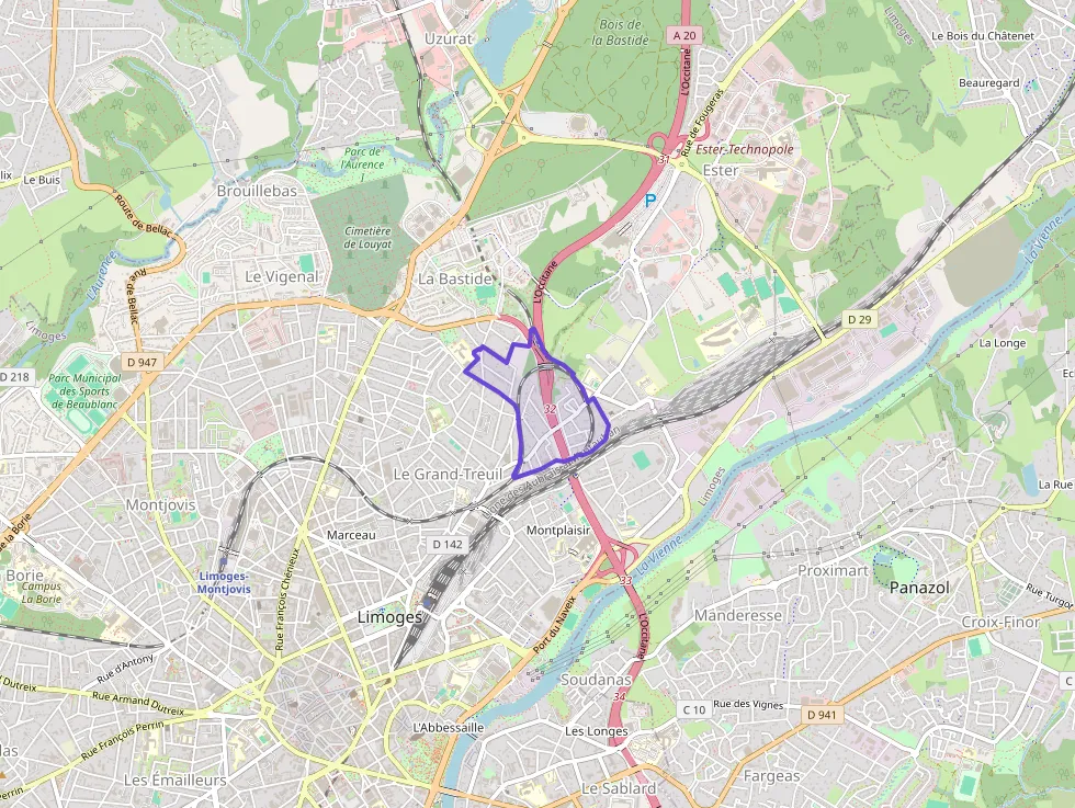 Maison 60 m² trois pièces à vendre à Limoges
