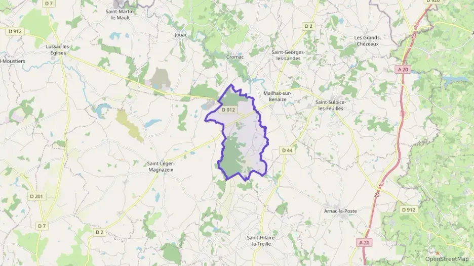 Maison 76 m² deux pieces à vendre à Mailhac-sur-Benaize