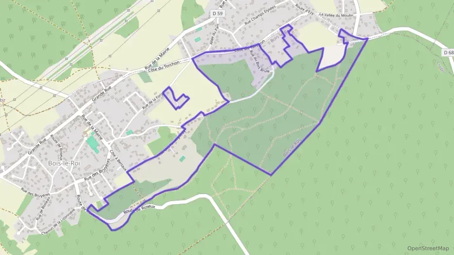 Maison 87 m² quatre pièces à vendre à Bois-le-Roi