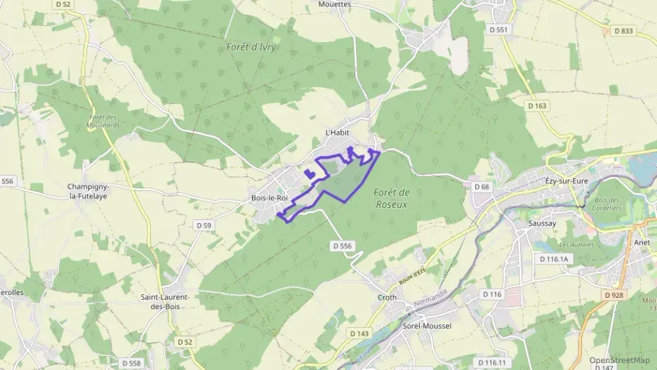 Maison 87 m² quatre pièces à vendre à Bois-le-Roi