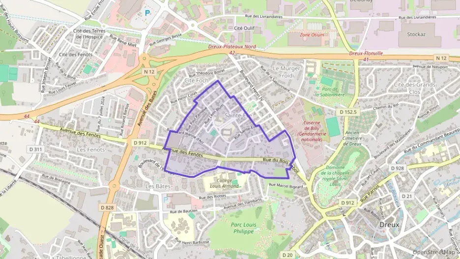 Maison 57 m² quatre pièces à vendre à Dreux
