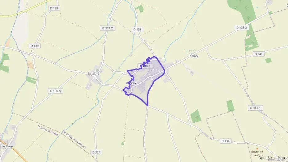 Maison 85 m² trois pièces à vendre à Tremblay-les-Villages Maison 85 m² trois pièces à vendre à Tremblay-les-Villages