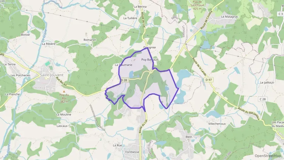 Maison 75 m² quatre pièces à vendre à Saint-Jouvent