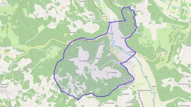 Maison 60 m² trois pièces à vendre à Saint-Cybranet