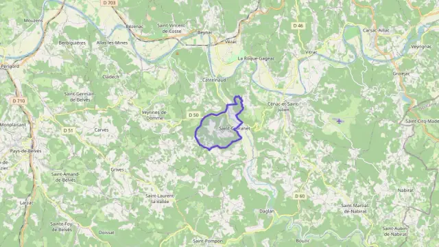 Maison 60 m² trois pièces à vendre à Saint-Cybranet