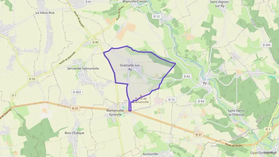 Maison 90 m² cinq pièces à vendre à Grainville-sur-Ry