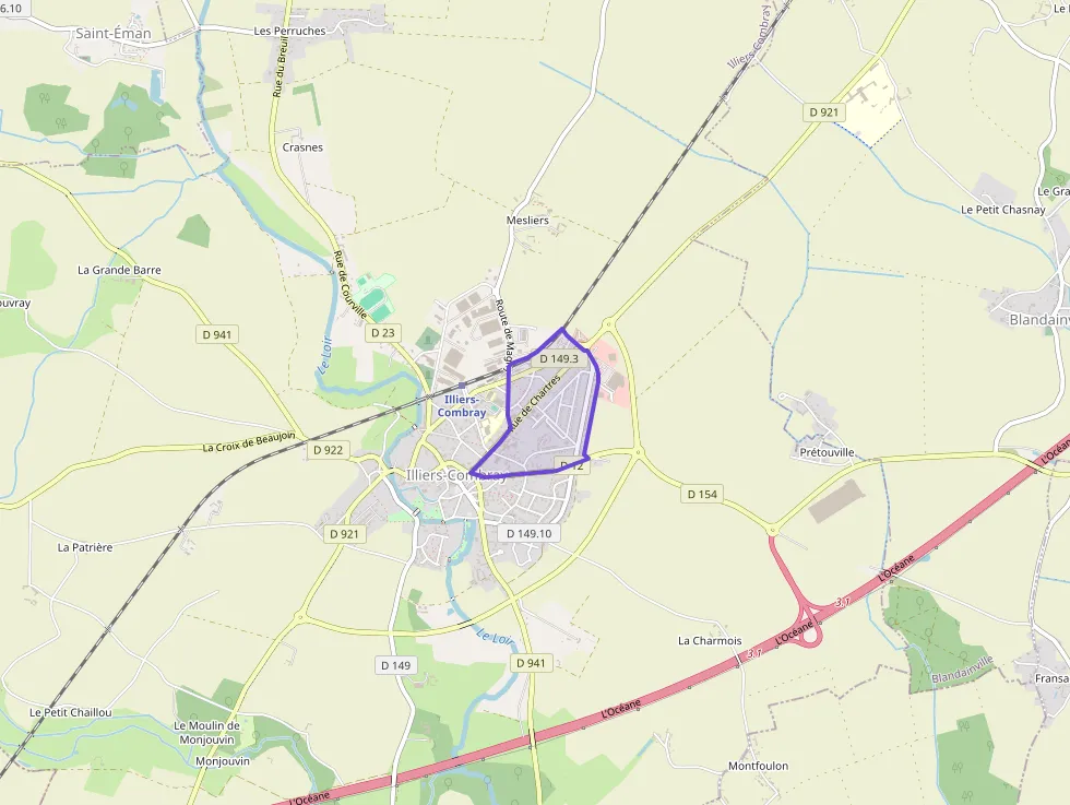 Maison 95 m² quatre pièces à vendre à Illiers-Combray