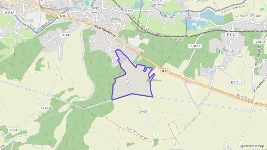 Maison 110 m² cinq pièces à vendre à Saint-Rémy-sur-Avre