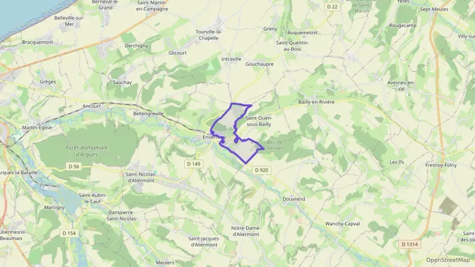 Maison 90 m² quatre pièces à vendre à Envermeu