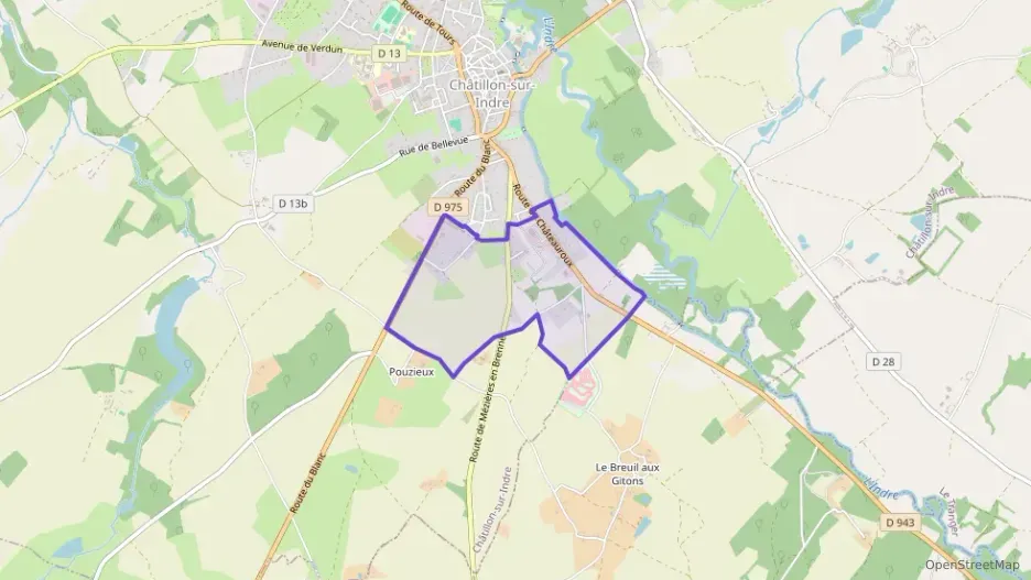 Maison 85 m² quatre pièces à vendre à Châtillon-sur-Indre