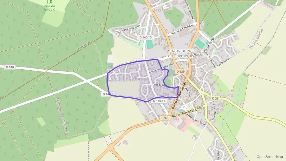 Maison 88 m² cinq pièces à vendre à Châteauneuf-en-Thymerais