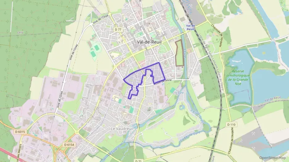 Maison 87 m² quatre pièces à vendre à Val-de-Reuil