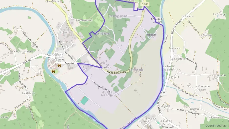 Maison 90 m² trois pièces à vendre à Saint-Léon-sur-Vézère