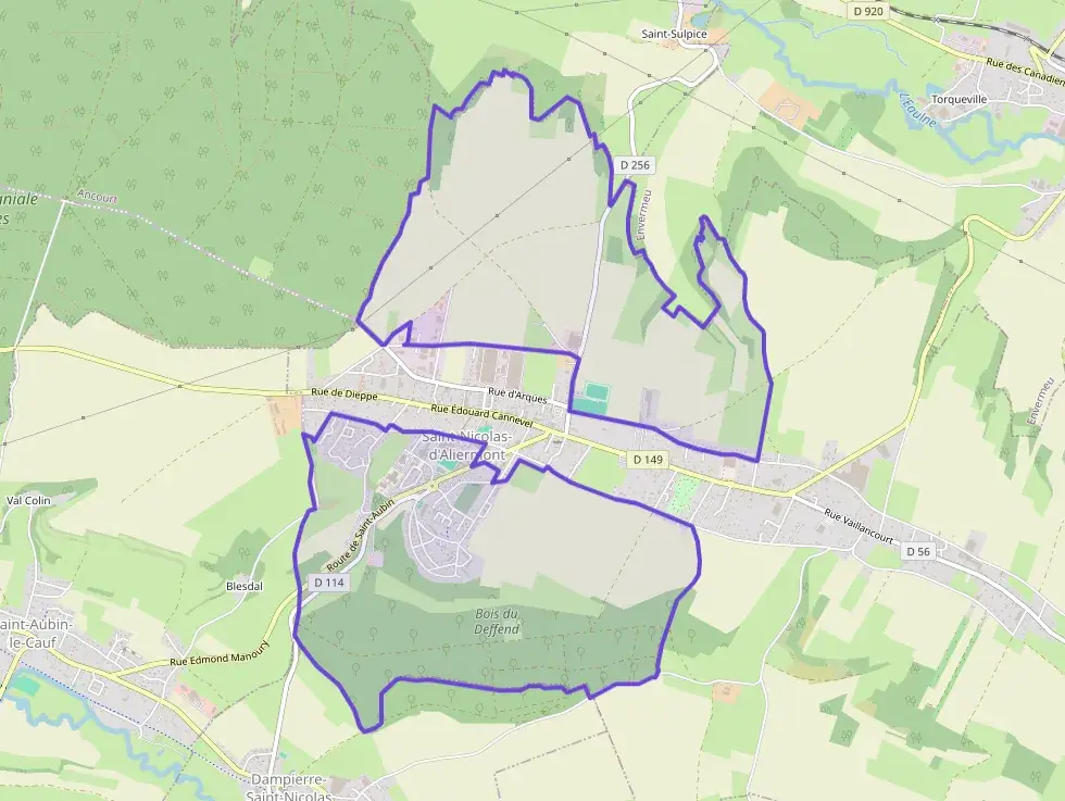 Maison 64 m² quatre pièces à vendre à Saint-Nicolas-d`Aliermont