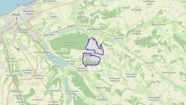 Maison 64 m² quatre pièces à vendre à Saint-Nicolas-d`Aliermont