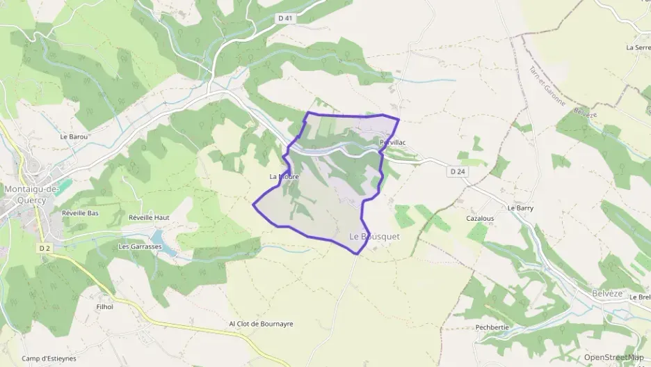 Maison 103 m² trois pièces à vendre à Montaigu-de-Quercy Maison 103 m² trois pièces à vendre à Montaigu-de-Quercy